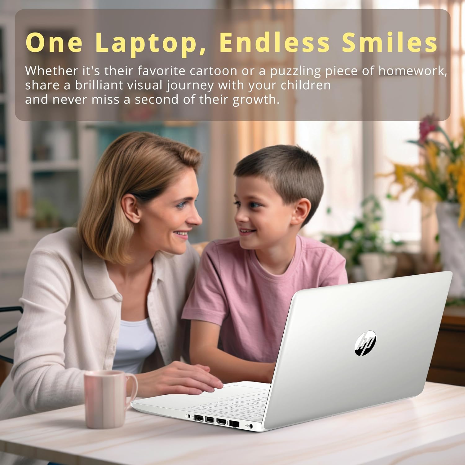 HP Stream 14' HD BrightView Laptop, Intel Celeron N4120 Processor, 8GB RAM, 64GB SSD, Intel UHD Graphics, 720p Webcam, WiFi, HDMI, Win 11 S, Silver (Renewed)