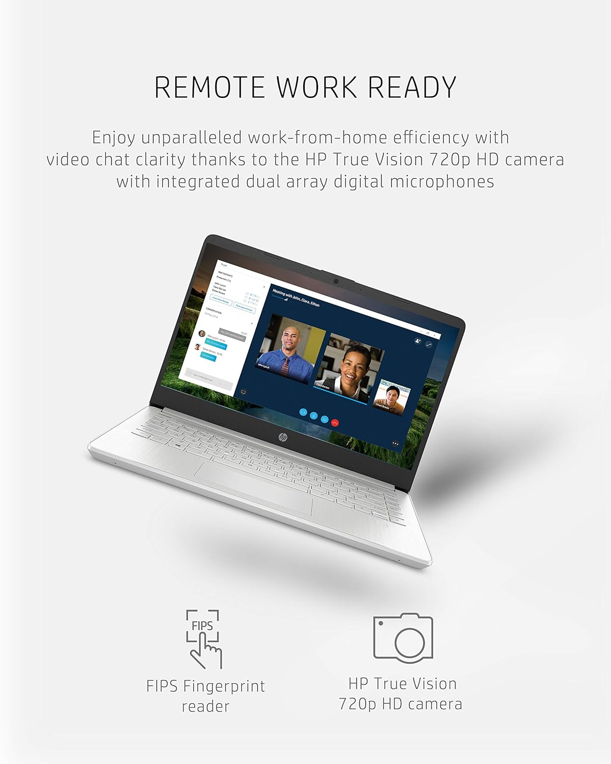 HP 14 Laptop, 11th Gen Intel Core i3-1115G4, 4 GB RAM, 128 GB SSD Storage, 14-inch Full HD Display, Windows 11 in S Mode, Long Battery Life, Fast-Charge, Thin & Light Design (14-dq2020nr, 2021)