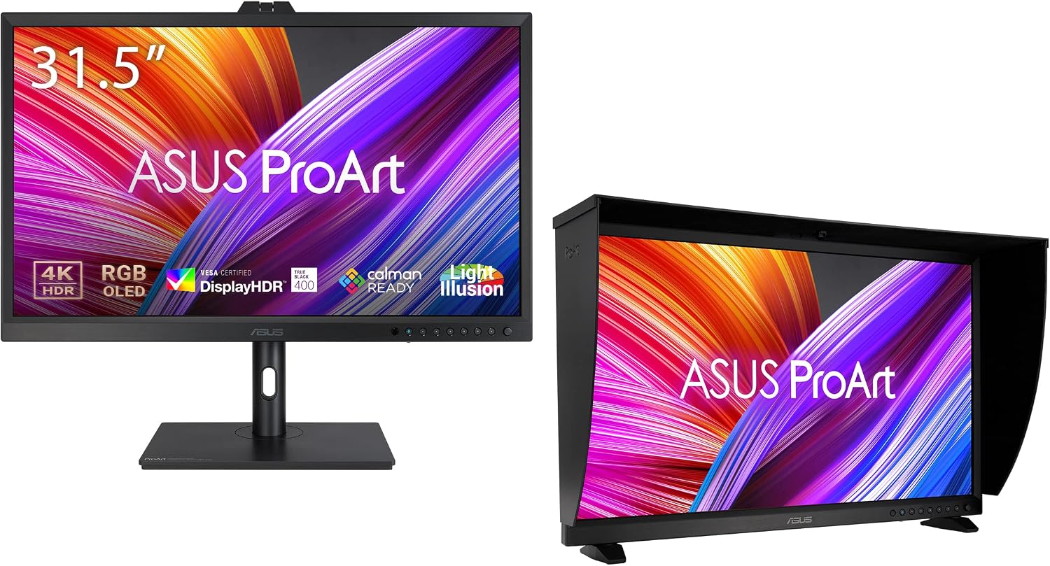 ASUS ProArt Display 31.5' 4K OLED Professional Monitor (PA32DC) (Renewed)
