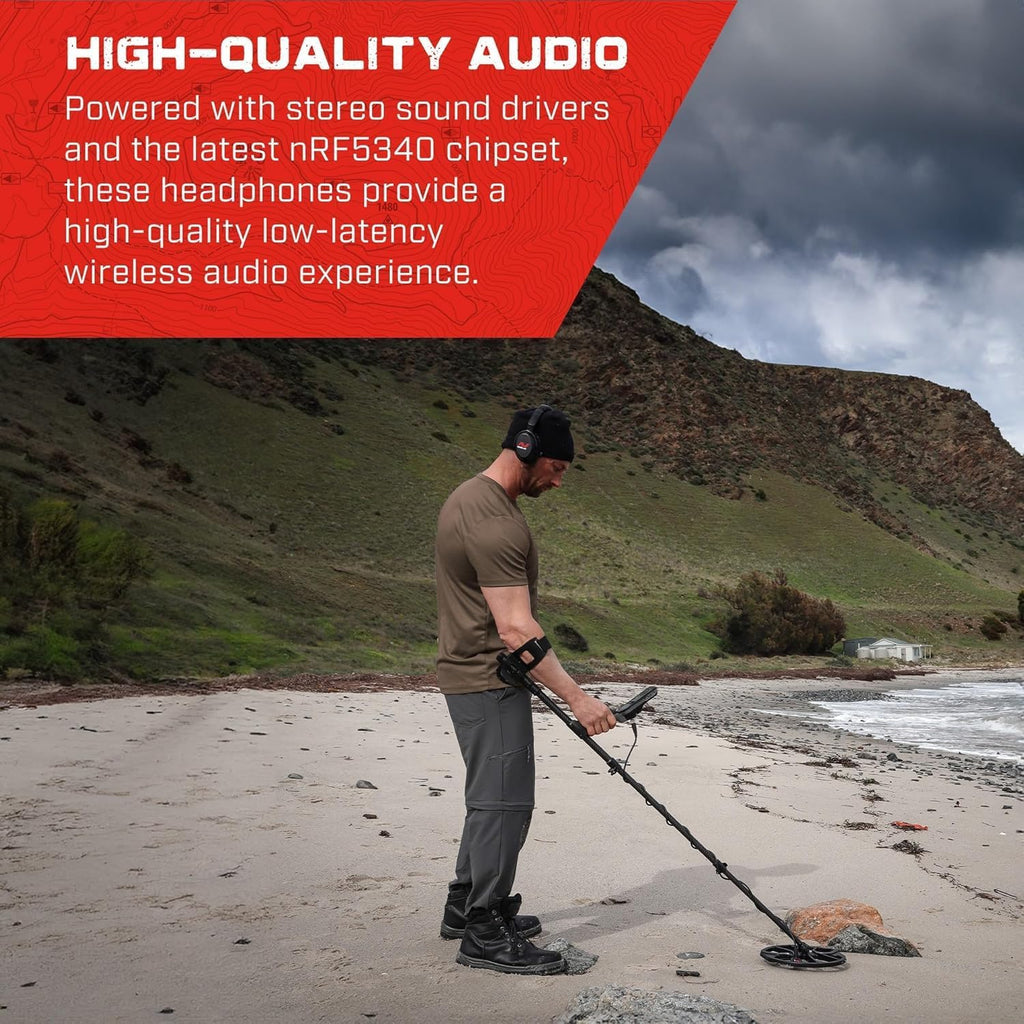 MINELAB - ML85 Wireless Low Latency Over Ear Headphone for MANTICORE - Black