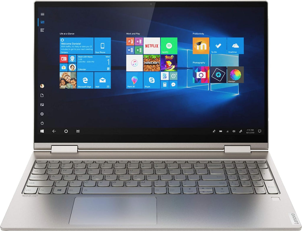 Lenovo Yoga C740-15.6' FHD Touch - 10th gen i7-10510U - 12GB - 512GB SSD - Mica