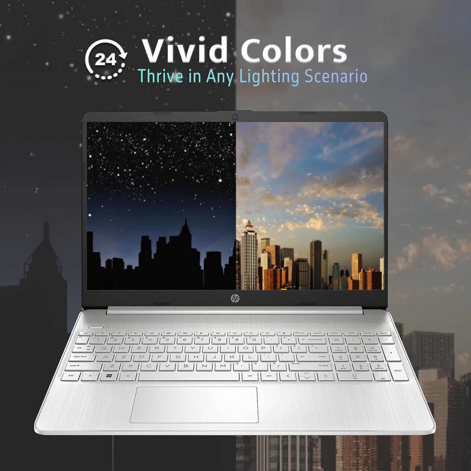 HP 15.6' FHD Laptop for Business & Students, Intel i5-1135G7, 16GB DDR4 RAM, 1TB PCIe SSD, Intel Iris Xe Graphics, Wi-Fi 6, Number Pad, Webcam, Win 11 Pro, Silver, 32GB USB Card