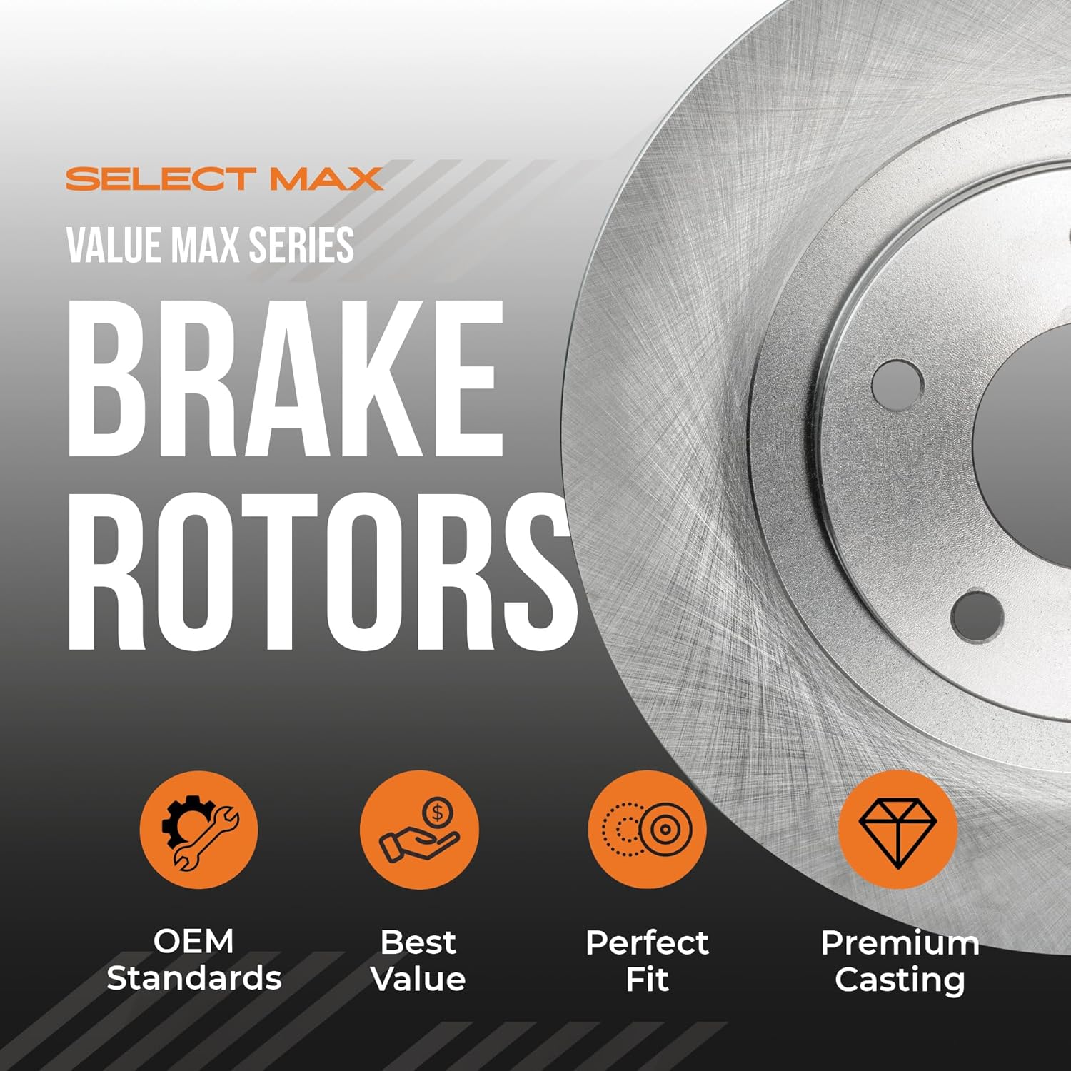 Max Advanced Brakes Front & Rear Brake Kit Compatible With 2006-2008 2009 2010 2011 Acura CSX Premium Touring iTech Replacement Premium OE Disc Brake Rotors and Ceramic Brake Pads