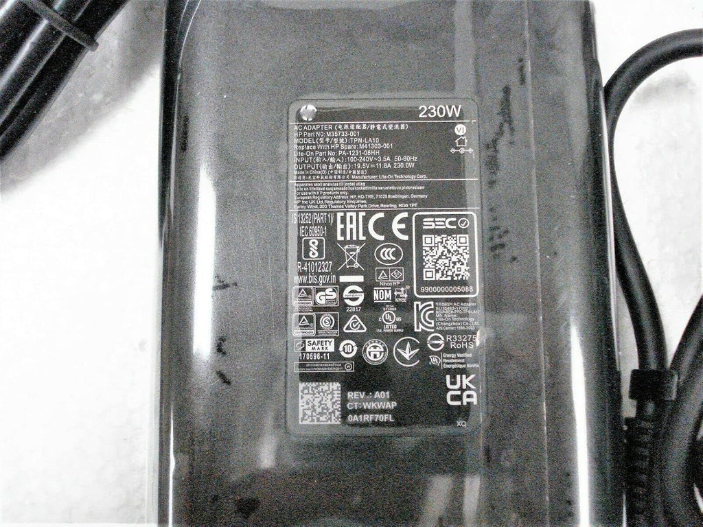 230W Small 4.5mm Tip Charger for HP Omen 15 16 17 Gaming Laptop M41303-001 TPN-LA10 Power Supply Adapter Cord