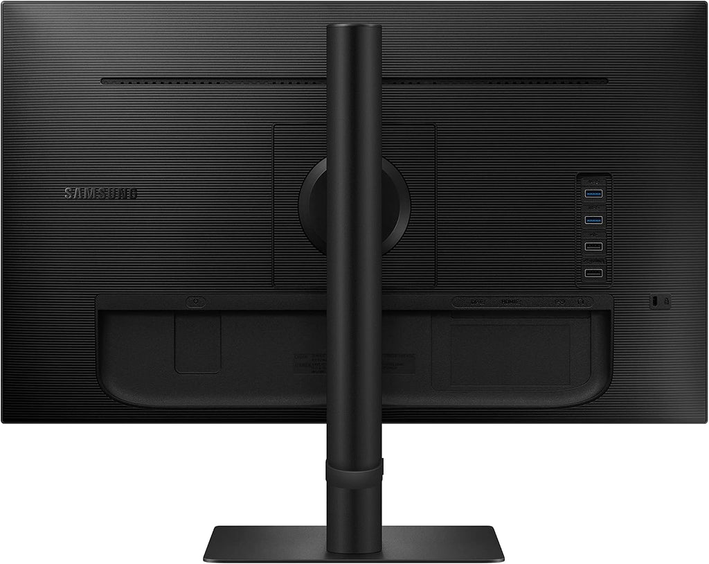 SAMSUNG S40A Series 24-Inch FHD 1080p Computer Monitor, 75Hz, IPS Panel, HDMI, DisplayPort, USB-C, Height Adjustable Stand, 3 Yr WRNTY (LS24A400UJNXZA),Black