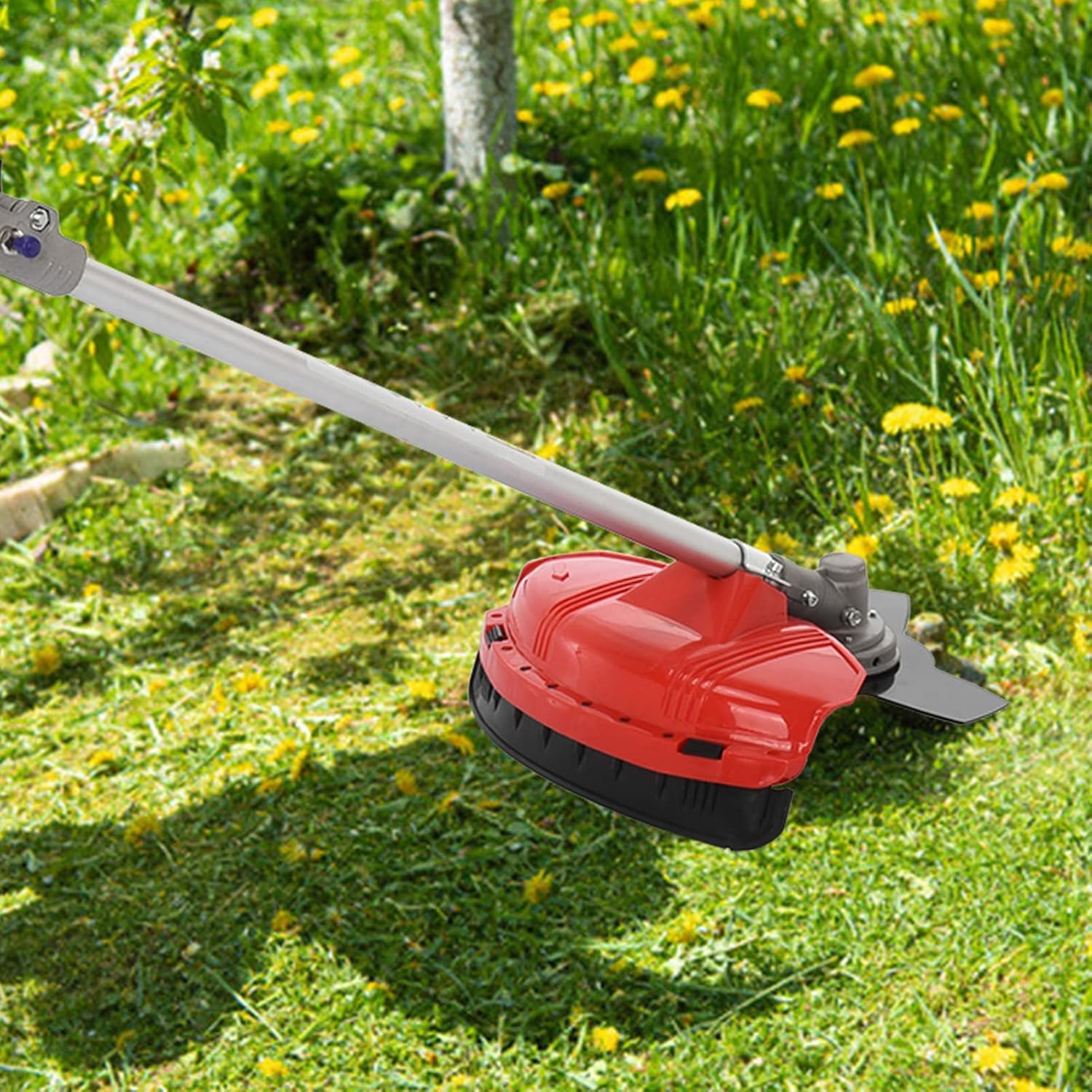 Weed Trimmer Gas Powered,52cc 2-Stroke Gas String Trimmer,2 in 1 Backpack Grass Trimmer Lawn Mower 2024 Upgraded Trimming Tool for Weed Brush Straight Shaft 2-Cycle Gas Trimmer[from US Fast Arrival]