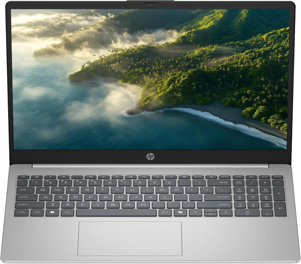 HP 15 Touch Screen Business Laptop Computer, 15.6' FHD LED Touchscreen Laptop, Intel Core i7-1355U(10-Core), Windows 11, 16GB RAM 512GB SSD, Numeric Keypad, SageNova Earphones, Natural Silver