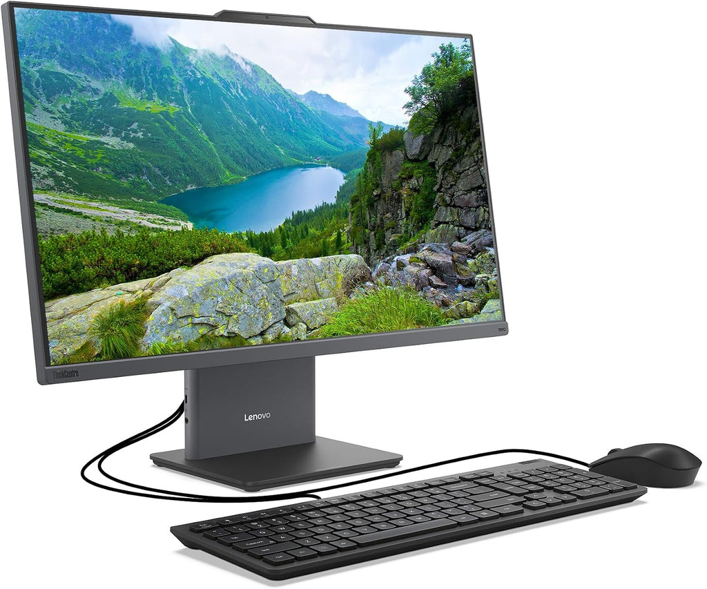 Lenovo ThinkCentre All-in-One Desktop Computer, 24' FHD IPS Display, 10-core Intel Core i7-13620H Processor, 32GB DDR5, 2TB SSD, Wi-Fi 6, USB-C, HDMI in&Out, Wired KB&Mouse, Windows 11 Pro