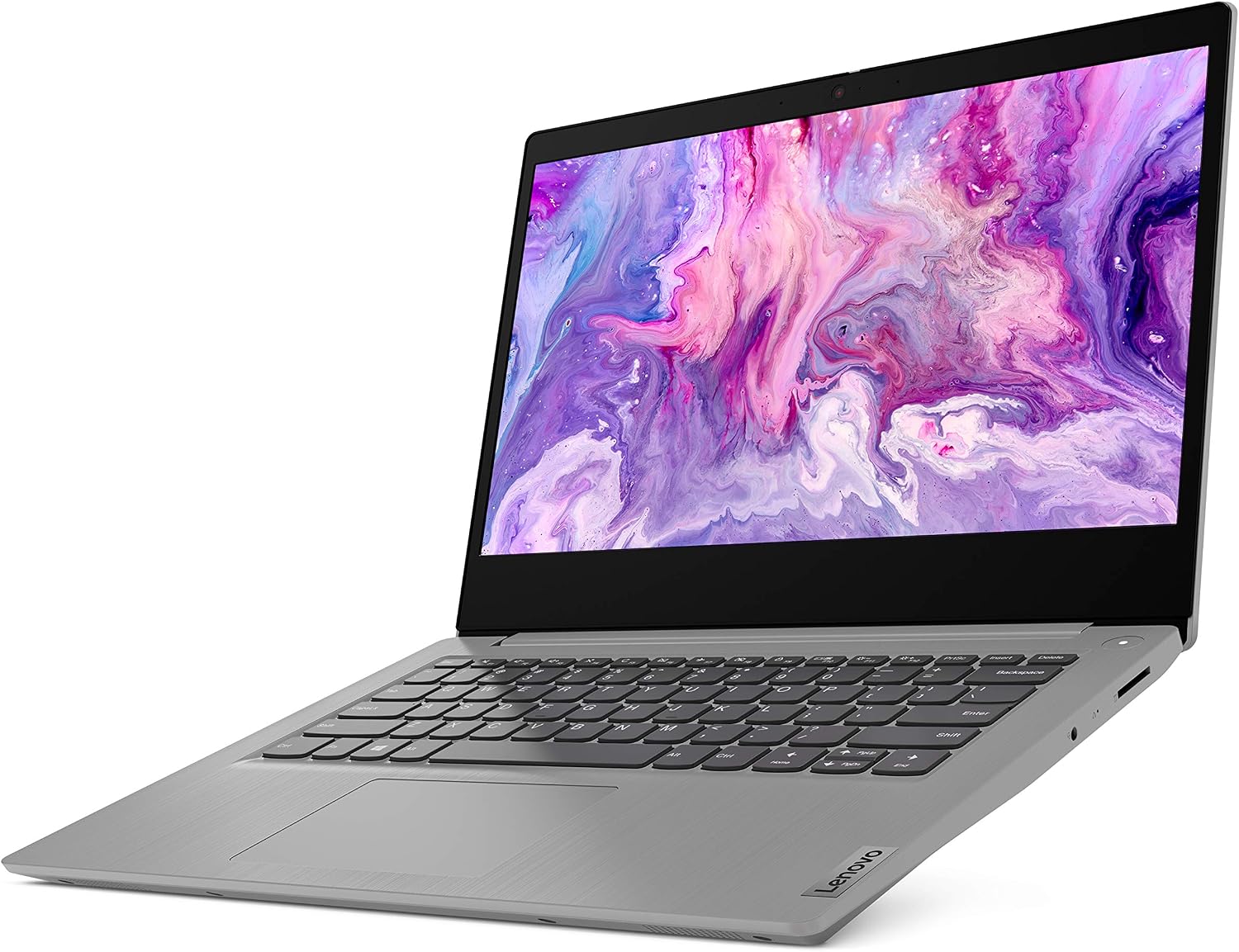 Lenovo IdeaPad 3i 14' FHD Slim and Light Laptop, Intel Core i5-10210U Processor, 8GB RAM, 512GB SSD, HDMI, Webcam, Wi-Fi, Bluetooth 5.0, Card Reader, Windows 11, Platinum Gray, 2-Week IFT Support
