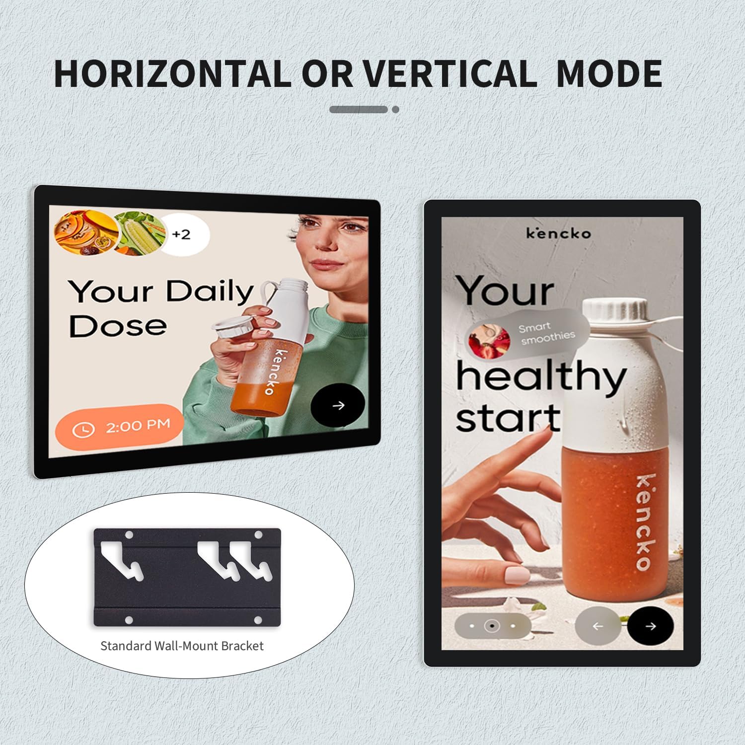 27 inch Capacitive Multi-Touch Screen Industrial Monitor, 16:9 Display 1920 x 1080P, Built-in Speakers, VGA, DVI & HDMI Monitor for PC, POS, Small Business, Restaurant