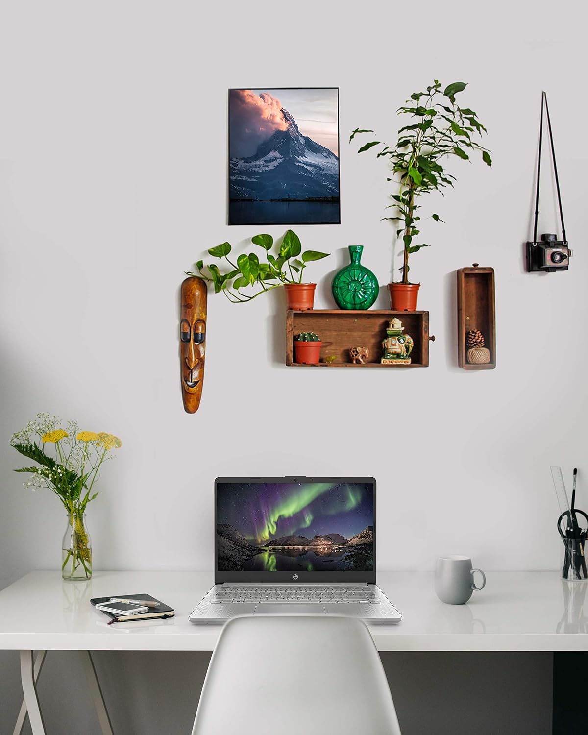 HP 14 Laptop, 11th Gen Intel Core i3-1115G4, 4 GB RAM, 128 GB SSD Storage, 14-inch Full HD Display, Windows 11 in S Mode, Long Battery Life, Fast-Charge, Thin & Light Design (14-dq2020nr, 2021)
