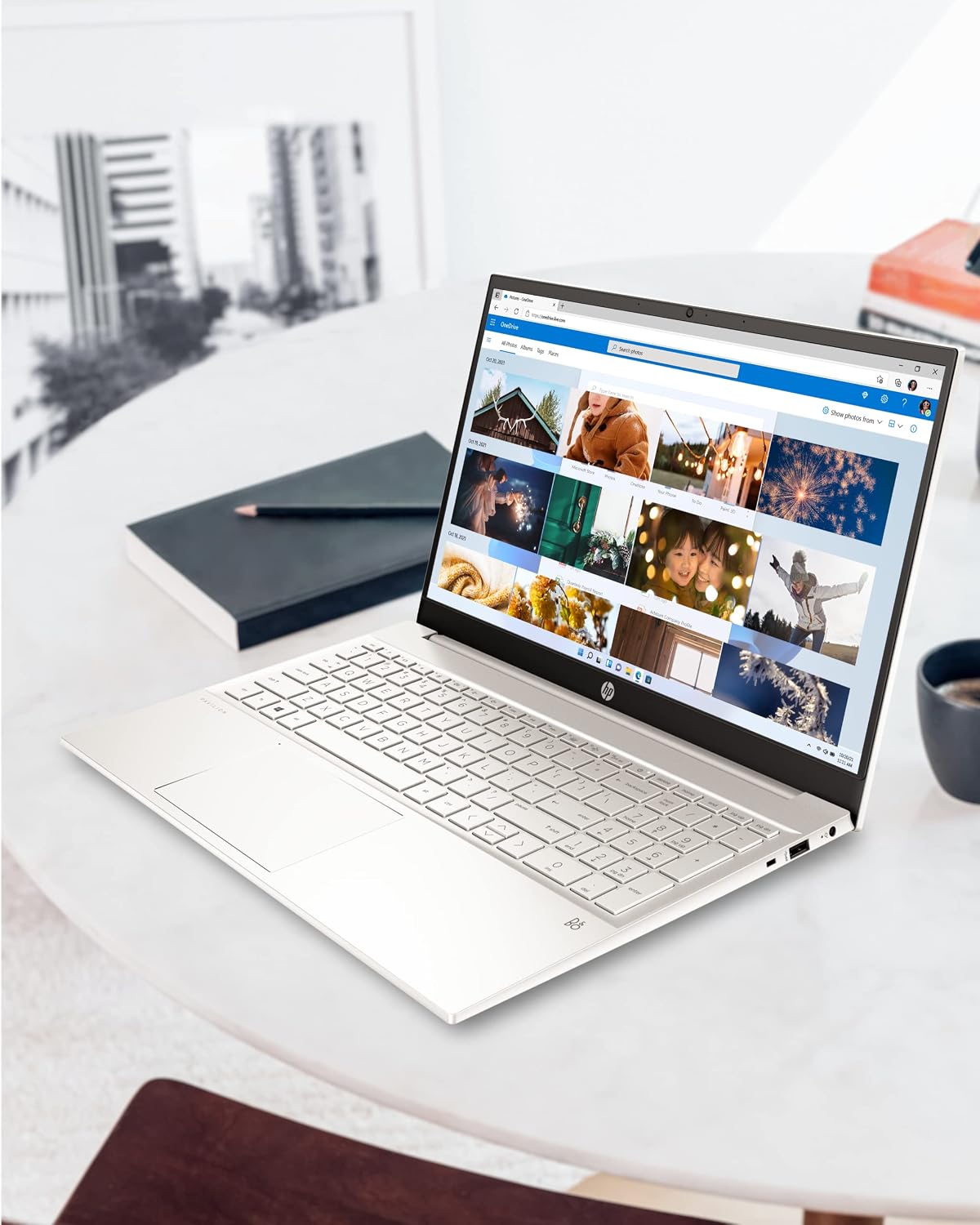 HP Pavilion 15 Laptop, 11th Gen Intel Core i7-1165G7 Processor, 16 GB RAM, 512 GB SSD, FHD IPS micro-edge Display, Win11 Pro, Long Battery Life (Renewed), Natural silver aluminum