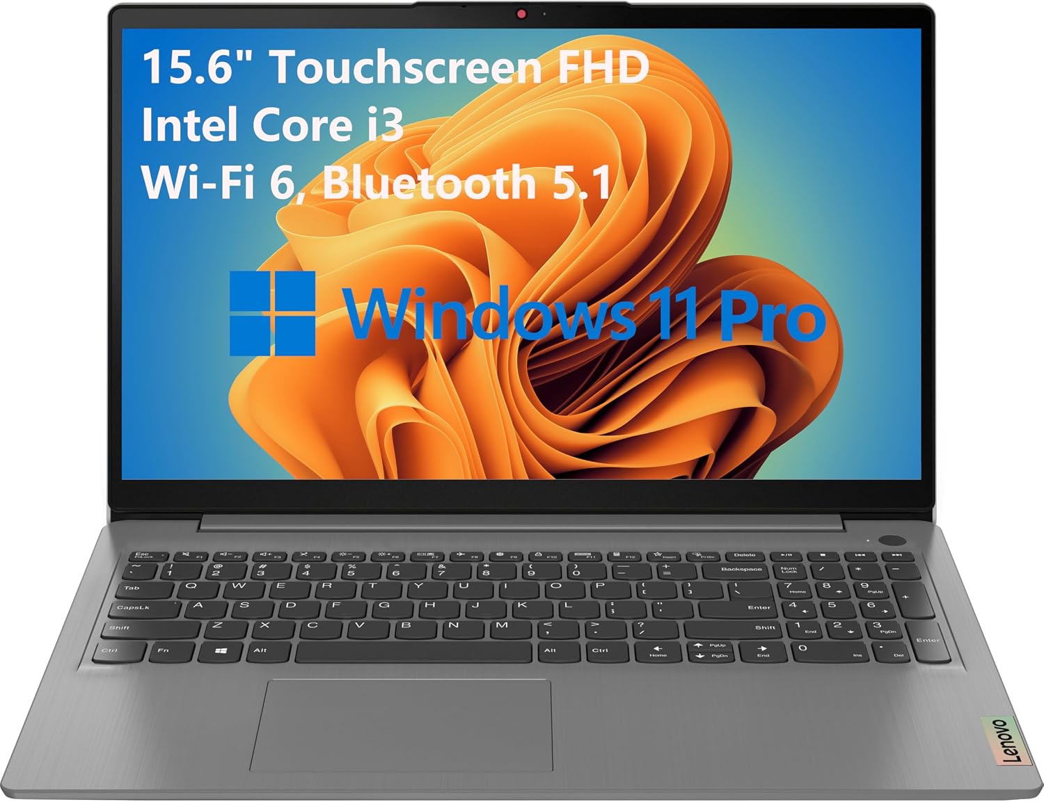 Lenovo IdeaPad 3i 15.6' Touchscreen FHD Business Laptop Computer, Intel Core i3-1115G4 (Beat i5-10210U), 24GB DDR4 RAM, 1TB PCIe SSD, WiFi 6, Bluetooth 5.1, Arctic Grey, Windows 11 Pro S, Tichang