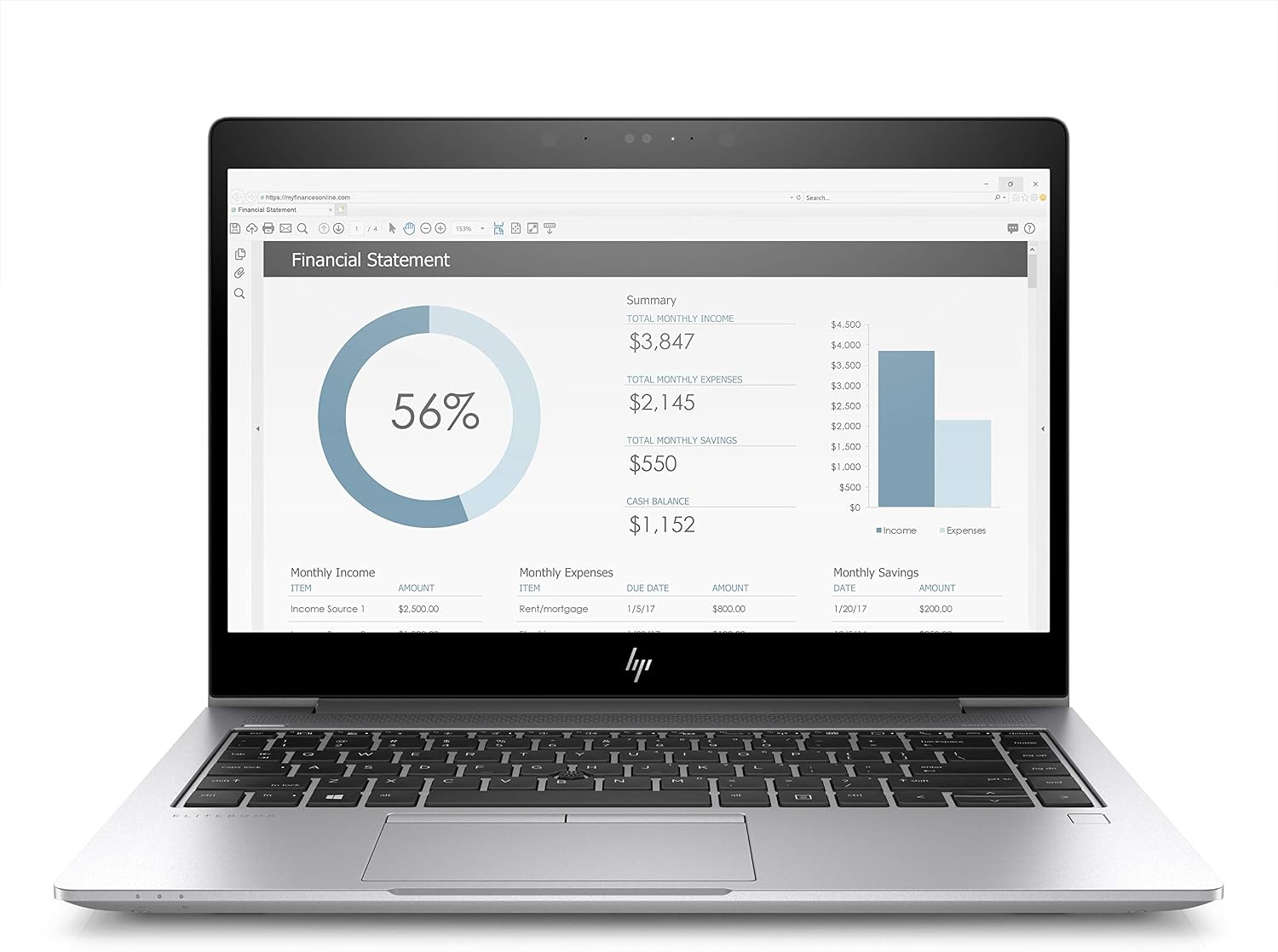 HP EliteBook 8470p 14' LED Notebook - Intel Core i7 i7-3520M Dual-core (2 Core) 2.90 GHz - Platinum B5P32UA#ABA
