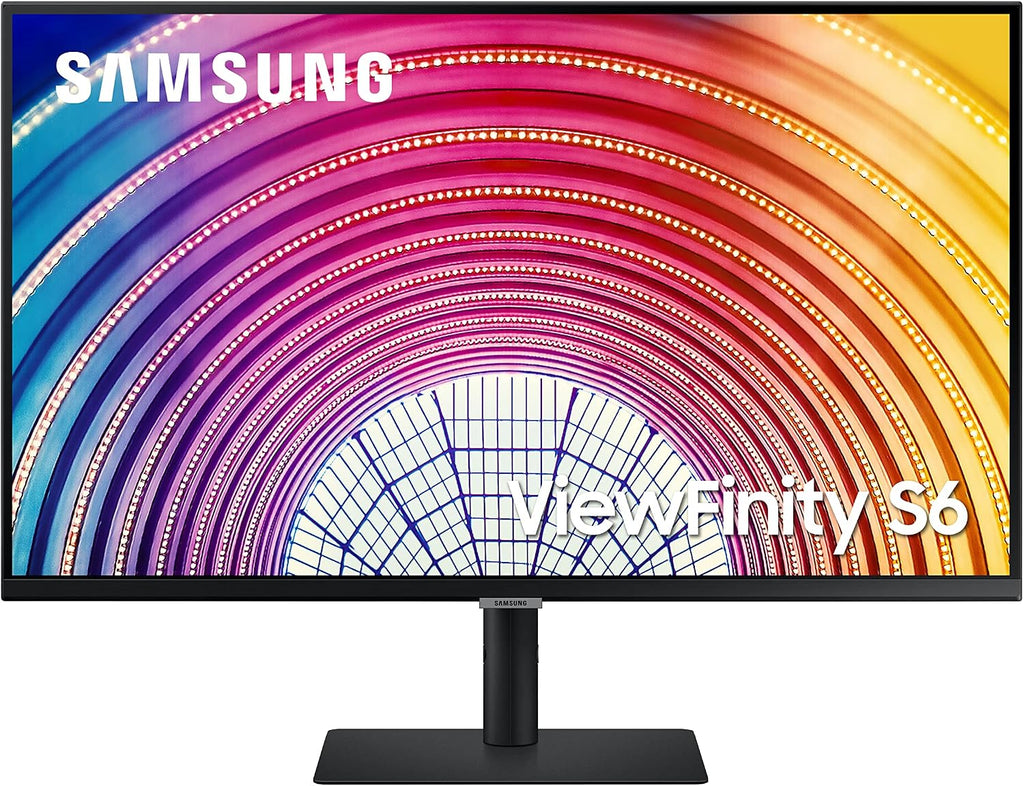 Samsung ViewFinity S60A Series 32-Inch WQHD (2560x1440) Computer Monitor, 75Hz, HDMI, DisplayPort, HDR10 (1 Billion Colors), Height Adjustable Stand, TUV-Certified (LS32A600NANXGO)