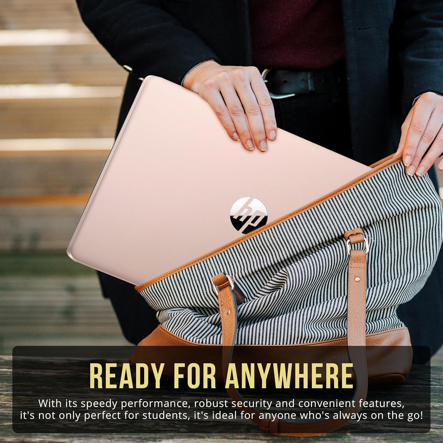 HP Stream 14' HD BrightView Laptop, Intel Celeron N4120, 16GB RAM, 256GB Storage (128GB eMMC + 128GB USB Card), Intel UHD Graphics, HD Camera, Fast Charge, 1 Year Office 365, Win 11 S, Gold