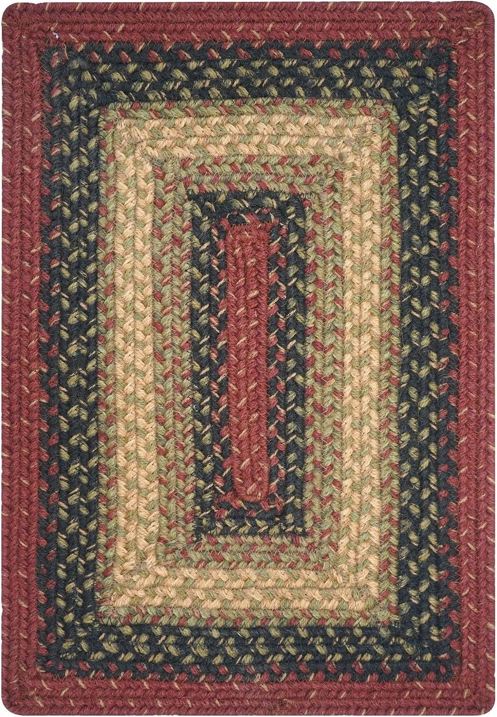 Homespice Highland Dining Placemats, Warm Cabin and Country Decor, Set of 6, Multicolor - 13x19 Rectangle Table Mats - Vibrant Colors, Durable, Easy to Clean and Protects Furniture