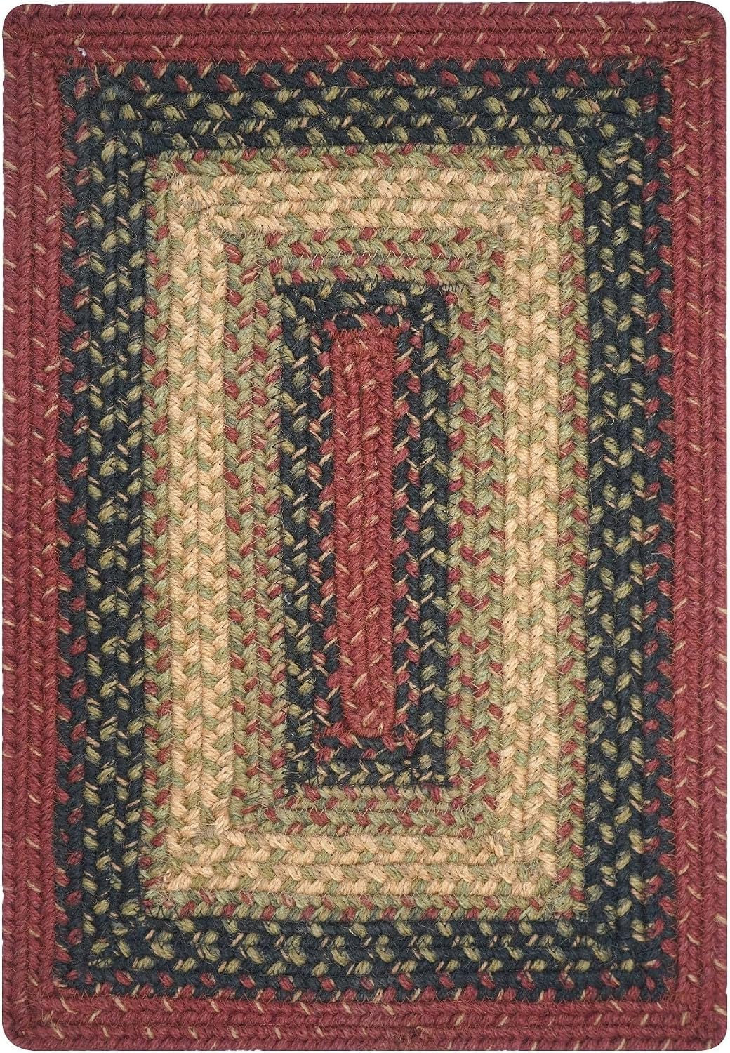 Homespice Highland Dining Placemats, Warm Cabin and Country Decor, Set of 6, Multicolor - 13x19 Rectangle Table Mats - Vibrant Colors, Durable, Easy to Clean and Protects Furniture