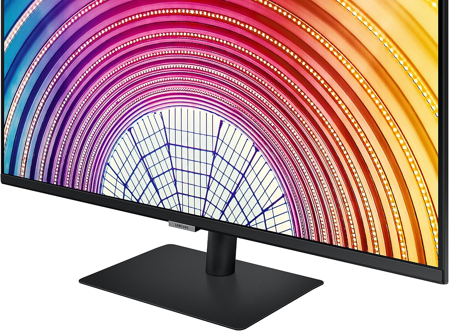 Samsung ViewFinity S60A Series 32-Inch WQHD (2560x1440) Computer Monitor, 75Hz, HDMI, DisplayPort, HDR10 (1 Billion Colors), Height Adjustable Stand, TUV-Certified (LS32A600NANXGO)