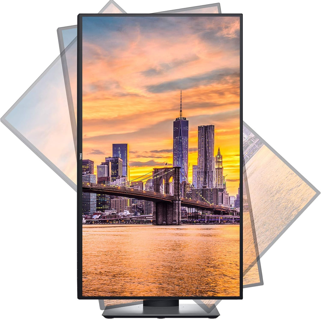 Dell UltraSharp U2720Q 27 Inch 4K UHD (3840 x 2160) LED Backlit LCD IPS USB-C Monitor (7GZ651) (Renewed)