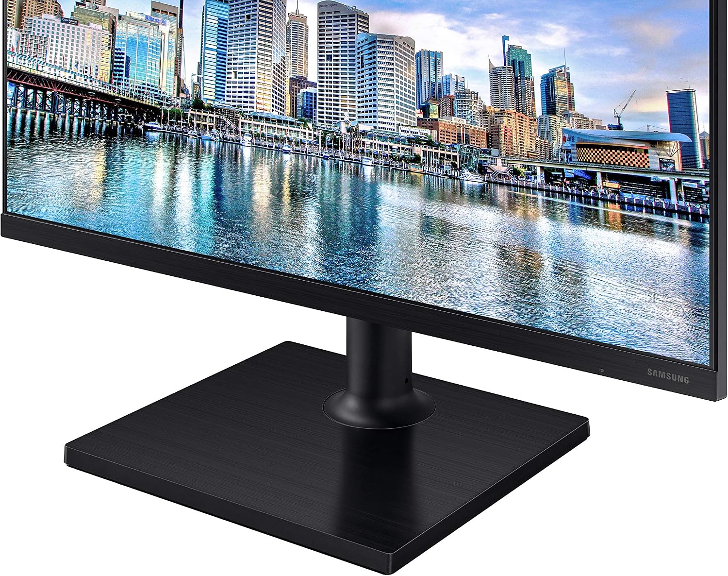 Samsung FT45 Series 24-Inch FHD 1080p Computer Monitor, 75Hz, IPS Panel, HDMI, USB Hub, Height Adjustable Stand, 3 Yr WRNTY (LF24T452FQNXGO)