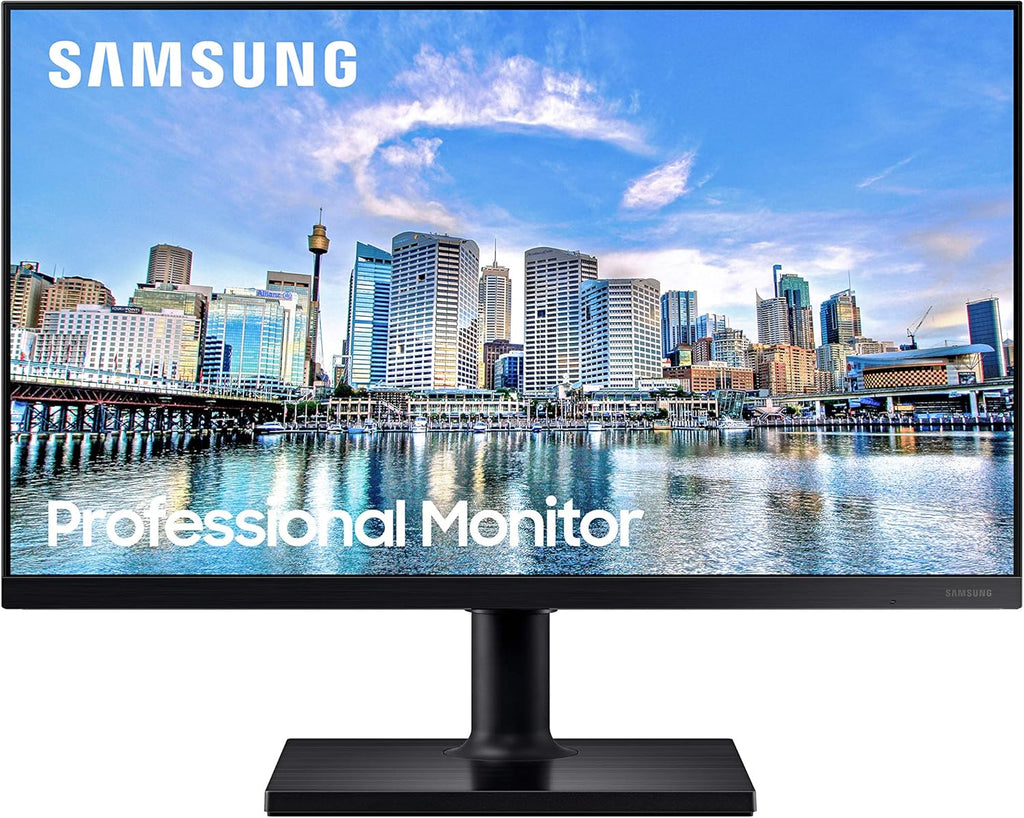 Samsung FT45 Series 24-Inch FHD 1080p Computer Monitor, 75Hz, IPS Panel, HDMI, USB Hub, Height Adjustable Stand, 3 Yr WRNTY (LF24T452FQNXGO)