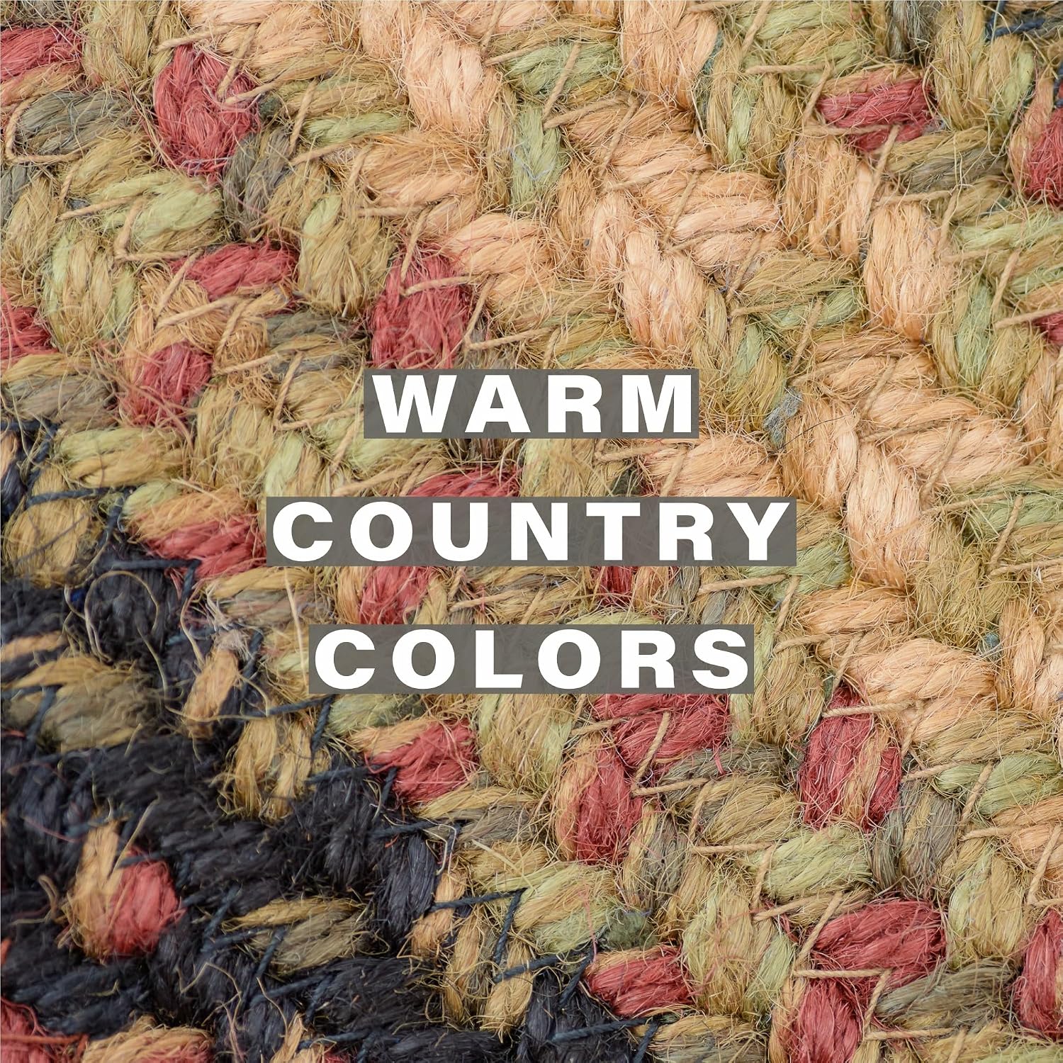 Homespice Highland Dining Placemats, Warm Cabin and Country Decor, Set of 6, Multicolor - 13x19 Rectangle Table Mats - Vibrant Colors, Durable, Easy to Clean and Protects Furniture