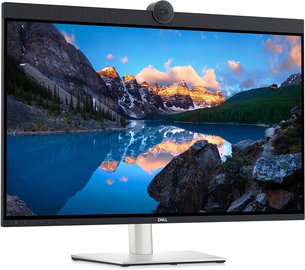 Dell UltraSharp 32' 4K UHD IPS Video Conferencing Monitor w/5ms Response Time, Built-in Speakers, Anti Glare, VESA Mount (100mm), DisplayPort, HDMI, Black/Silver (U3223QZ)