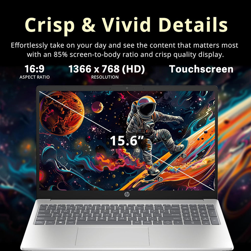 HP Pavilion 15.6' HD Touchscreen Laptop, Intel i5-1235U, Intel Iris Xe Graphics, 16GB RAM, 672GB Storage(512GB SSD + 160GB Docking Station Set), 720p Webcam, Num Pad, Wi-Fi 6E, Win 11 Pro, Silver